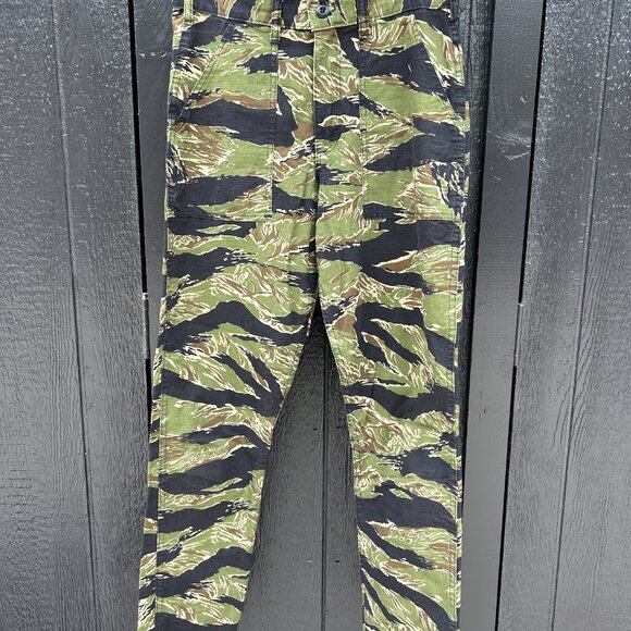 Stan Rays Slim Fatigue Green Tigerstripe Ripstop Size R30 - Picture 3 of 3